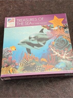 'Treasures of the Sea' Jigsaw Puzzle - Purple